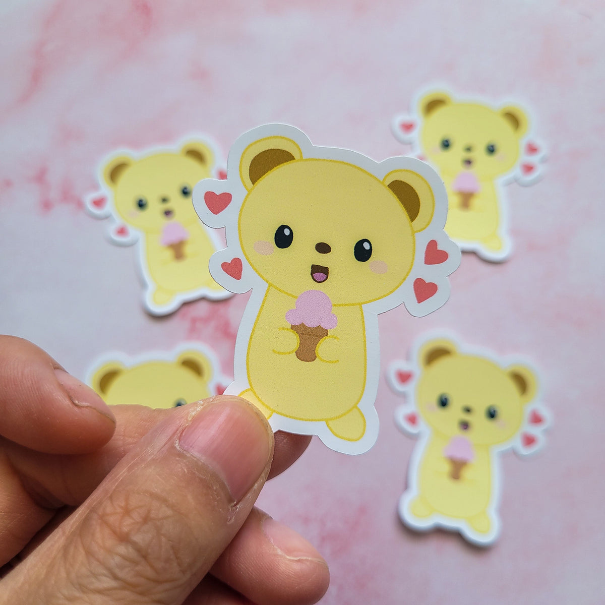 Mango x Ice Cream Vinyl Sticker