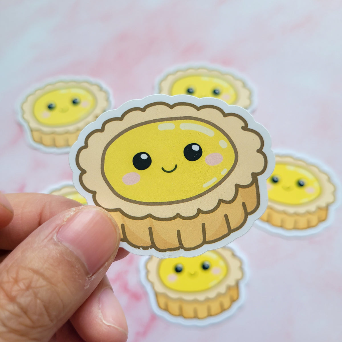 Egg Tart Vinyl Sticker