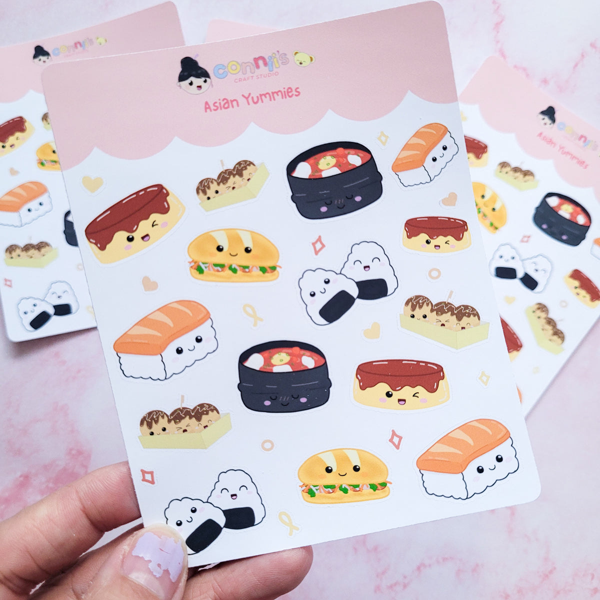 Asian Yummies Sticker Sheet