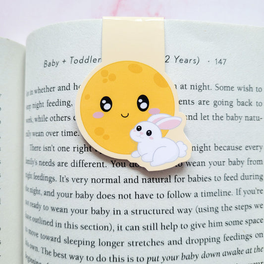 Bun Bun x Moon Magnetic Bookmark