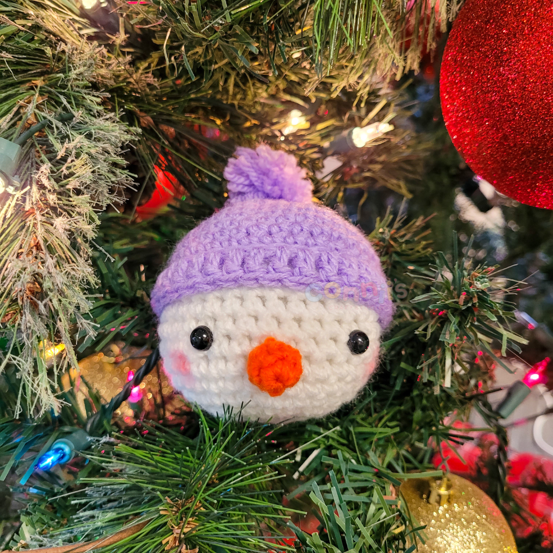 Snowman w/ Beanie Bauble