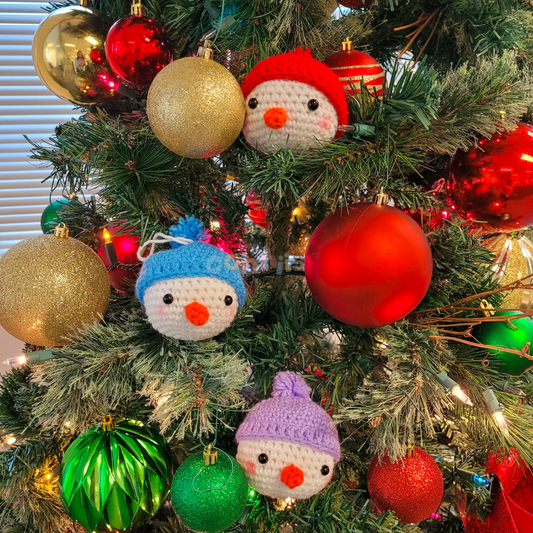Snowman w/ Beanie Bauble