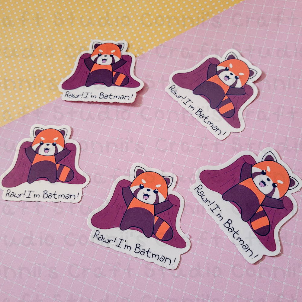 Rawr! I'm Batman Sticker