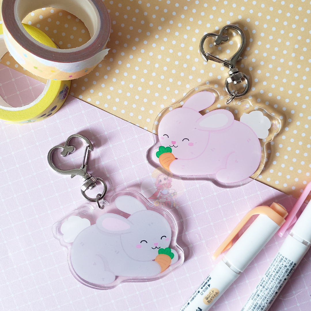 Bun Bun Acrylic Keychain