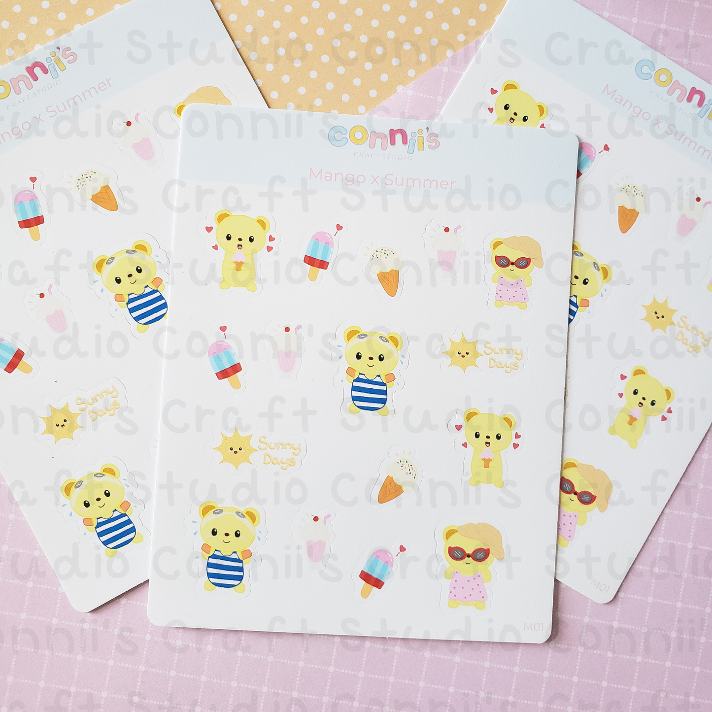 Mango x Summer Sticker Sheet