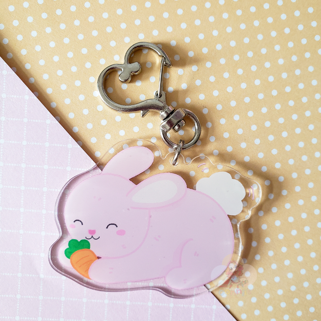 Bun Bun Acrylic Keychain
