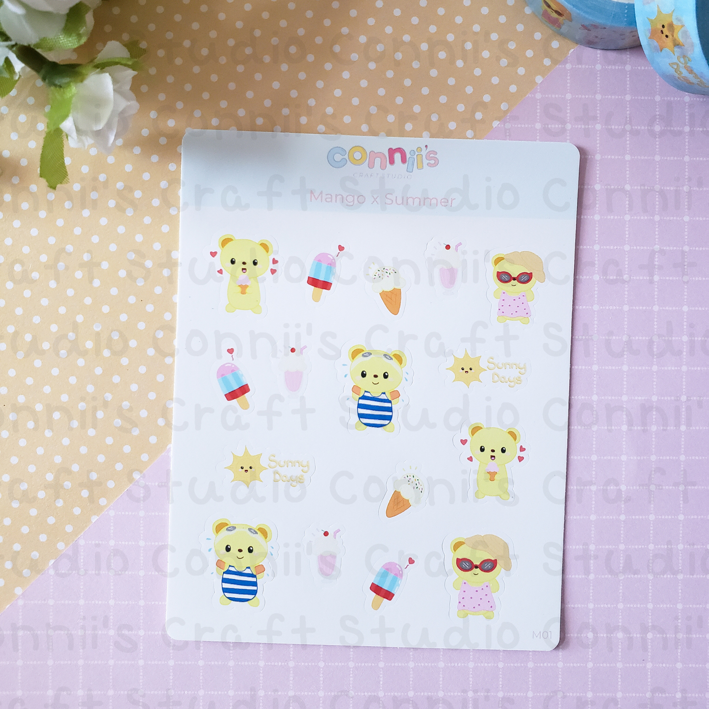 Mango x Summer Sticker Sheet