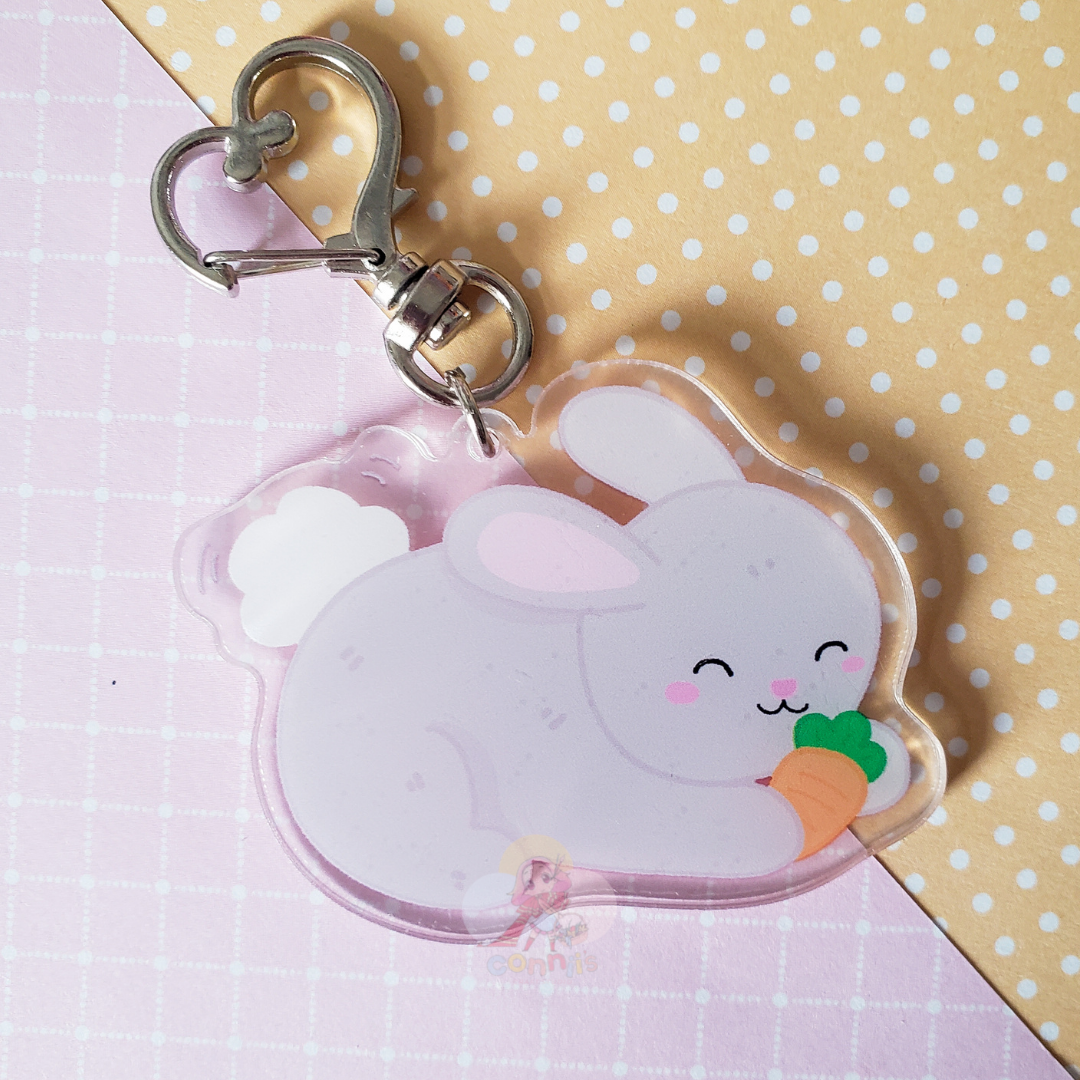 Bun Bun Acrylic Keychain