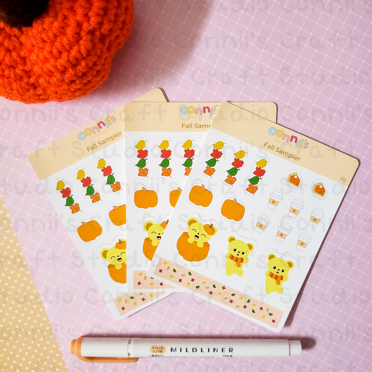Fall Sampler Sticker Sheet