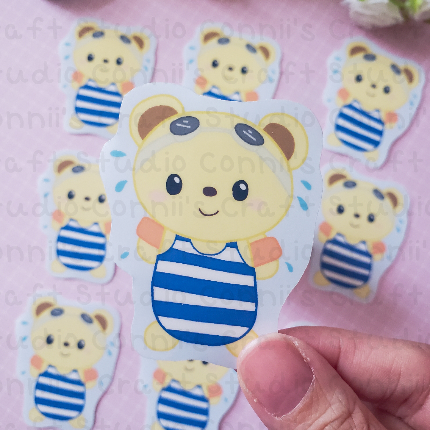 Going For A Swim Sticker