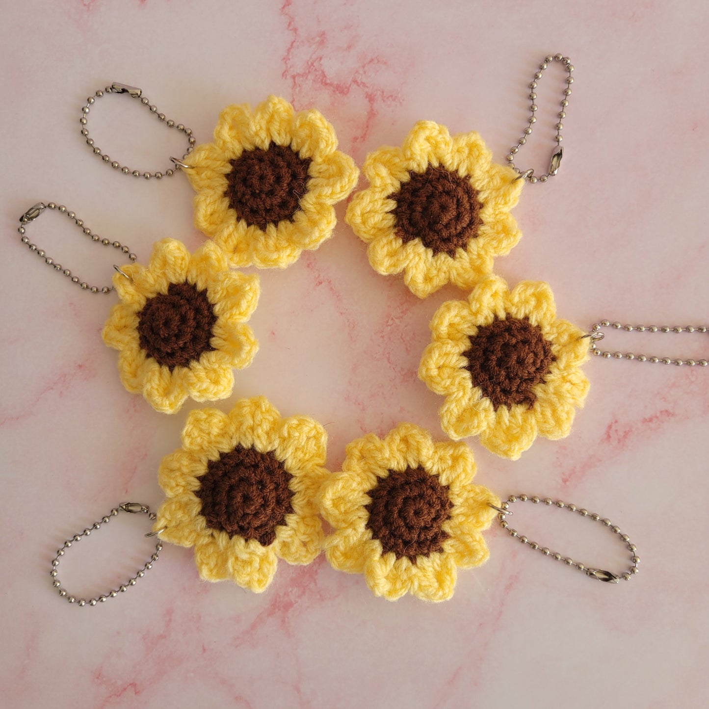 Sunflower Keychain