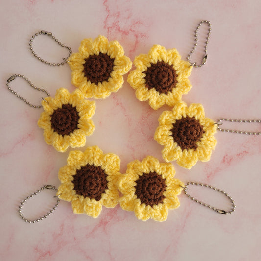 Sunflower Keychain