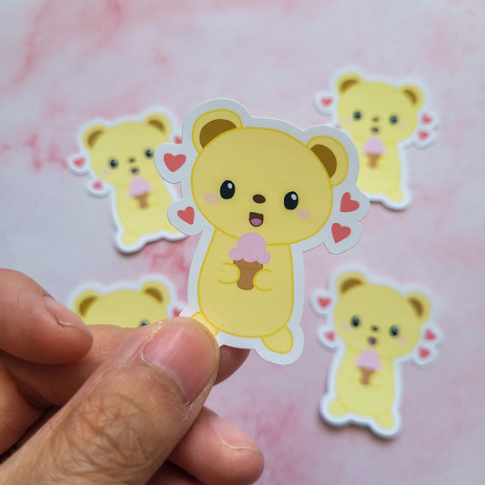 Mango x Ice Cream Vinyl Sticker