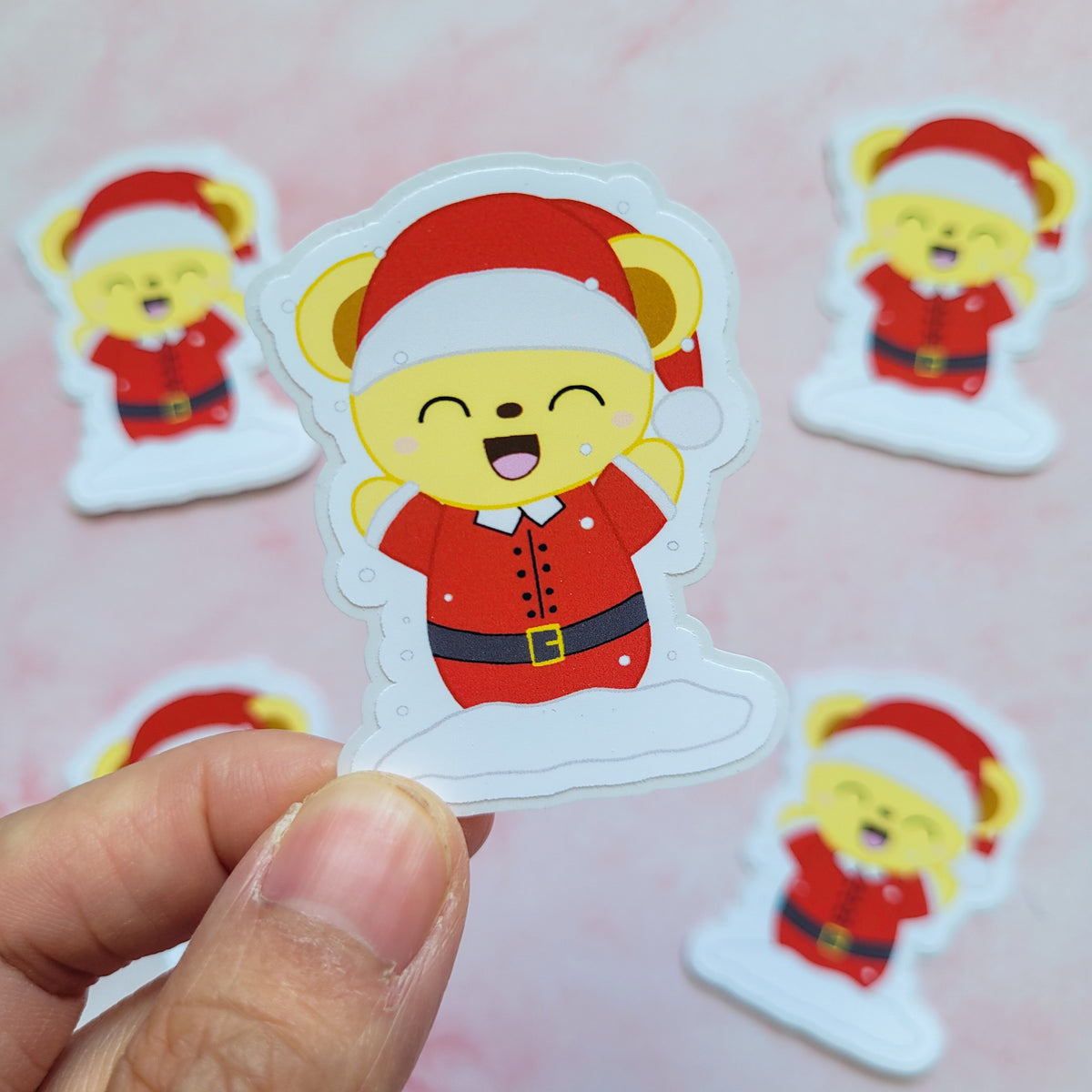 Mango Santa Vinyl Sticker