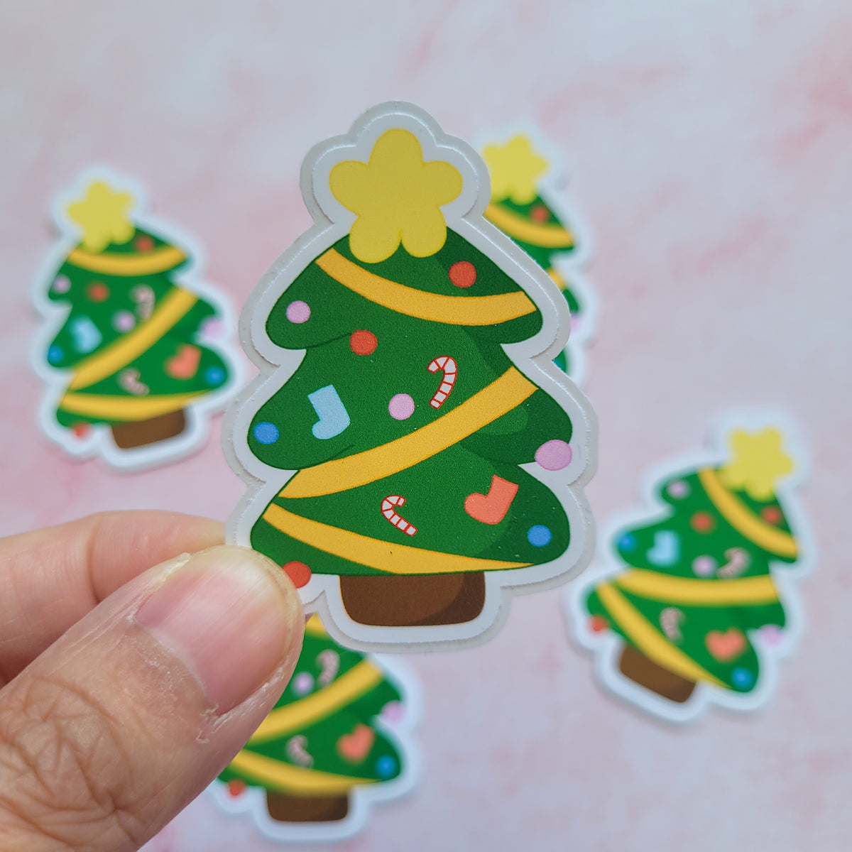 Christmas Tree Vinyl Sticker