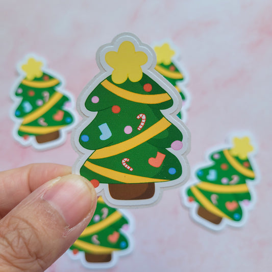 Christmas Tree Vinyl Sticker
