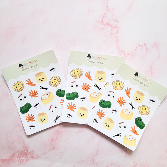 Time for Dim Sum Sticker Sheet