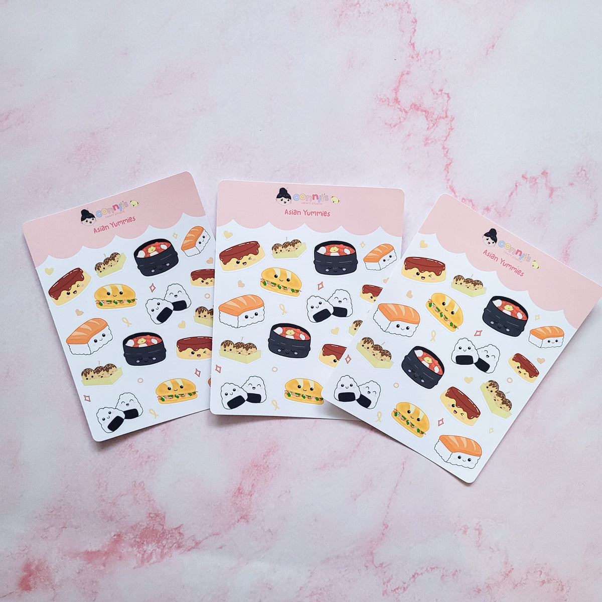 Asian Yummies Sticker Sheet