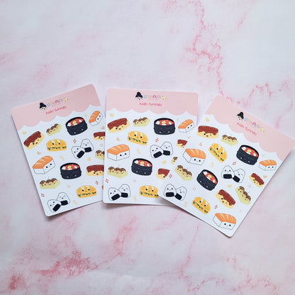 Asian Yummies Sticker Sheet