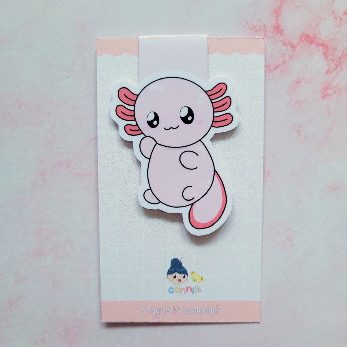 Axolotl Magnetic Bookmark