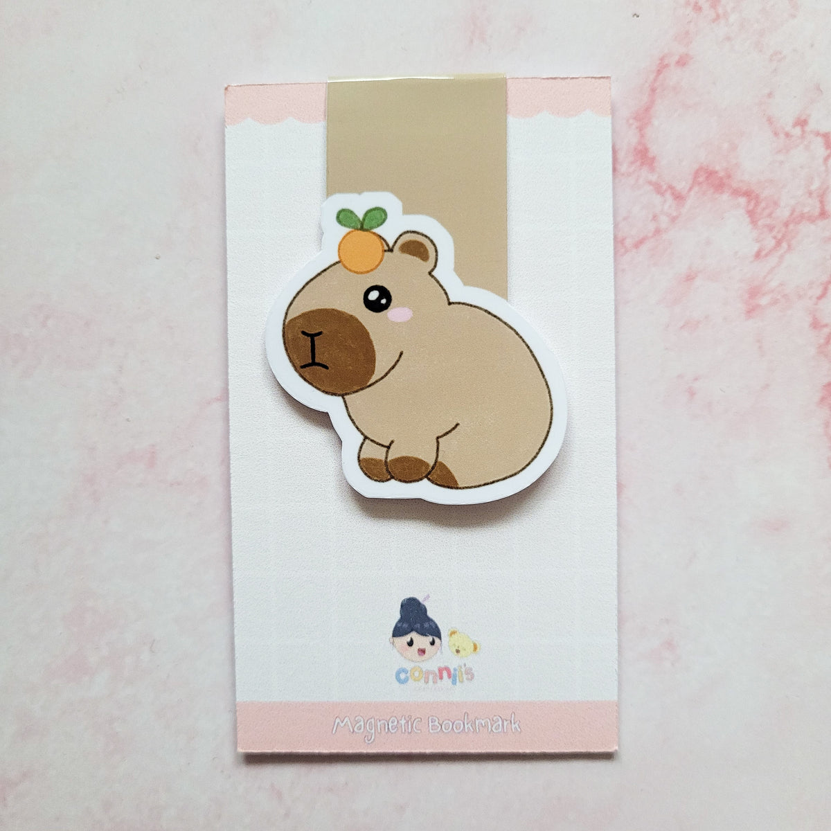 Capybara Magnetic Bookmark