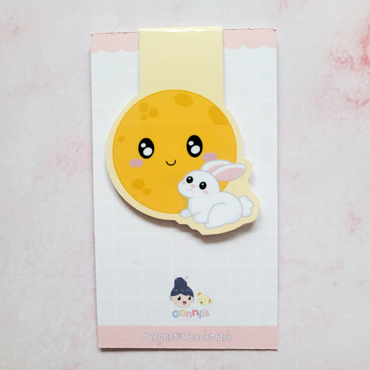 Bun Bun x Moon Magnetic Bookmark
