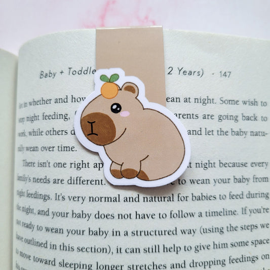 Capybara Magnetic Bookmark