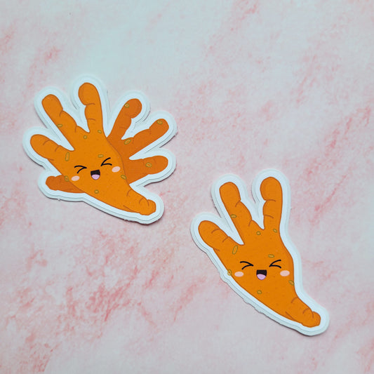 Chicken Feet Vinyl Sticker