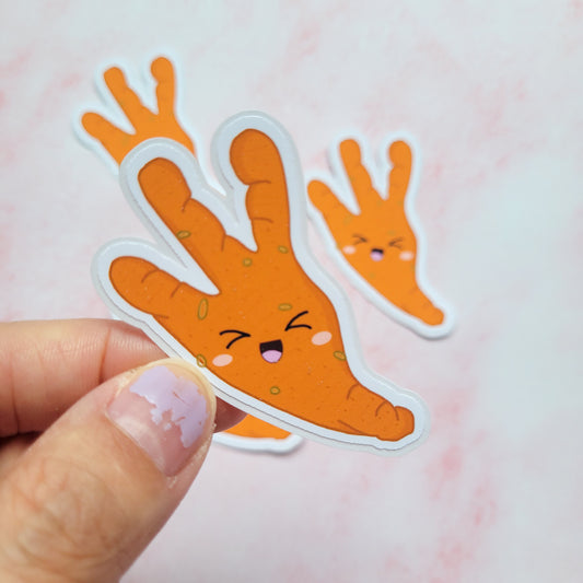 Chicken Feet Vinyl Sticker