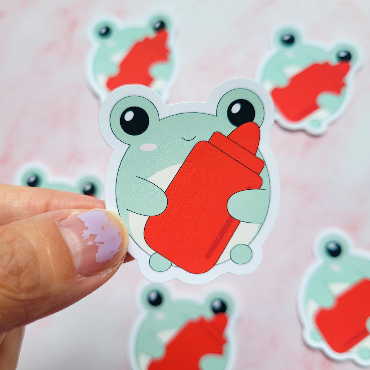 Froggy x Ketchup Vinyl Sticker