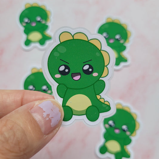 Chubby Dino Vinyl Sticker