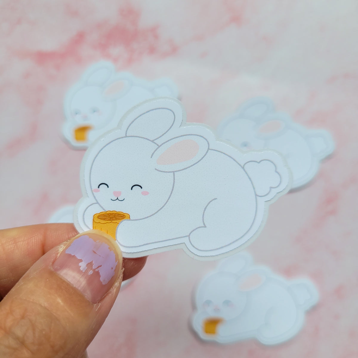 Bun Bun x Mooncake Vinyl Sticker